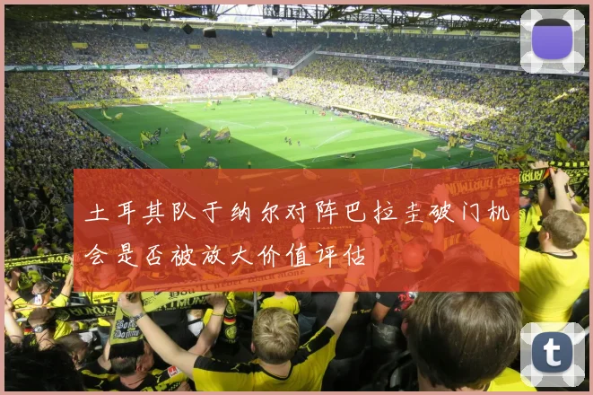 土耳其队于纳尔对阵巴拉圭破门机会是否被放大价值评估